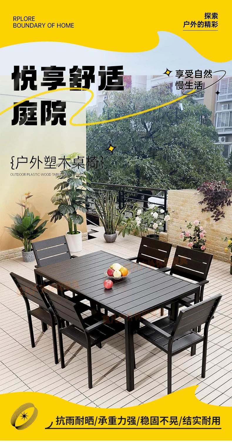 Garden Outdoor Set High-quality Eco-charger Prefabricated Modern Simplicity Warehouse Harging Station Rattan Outdoor Furniture