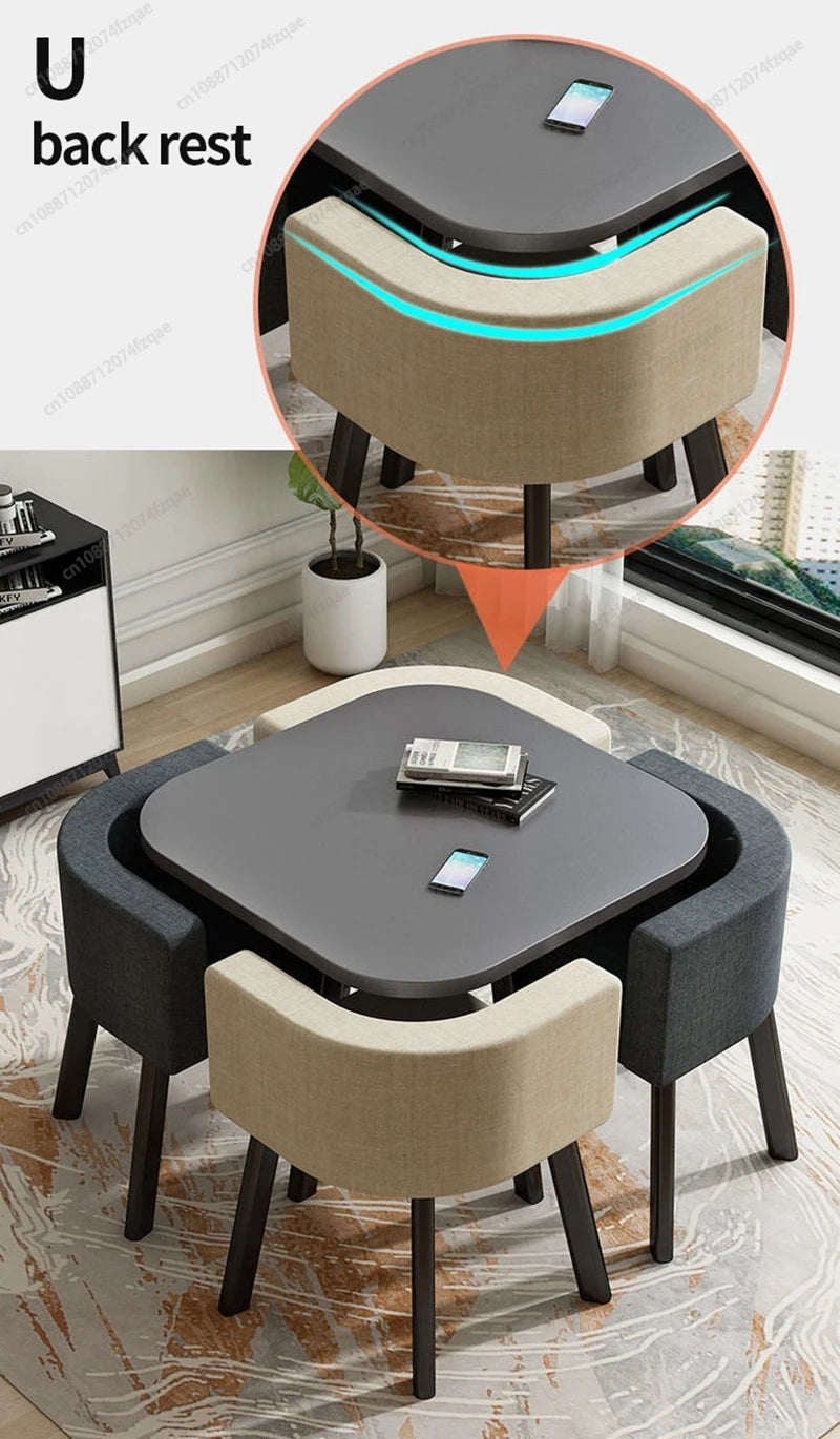 Table Coffee Tea Table Side Table Luxury Dining Chair Furniture For Living Room Home Seating Area Leisure Table And Chair Set