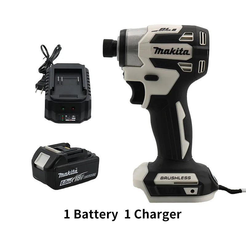 New Makita DTD173 Brushless Cordless 18V Lithium Battery Impact Screwdriver Speed 3600RPM Home Electric Drill Power Tools