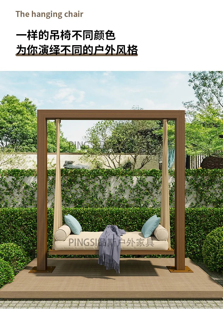 Luxury Sex Chair Patio Swings Garden Shaking Relax Hammock Patio Swings Hanging Suspended Outdoor Furniture Balançoires LLOS