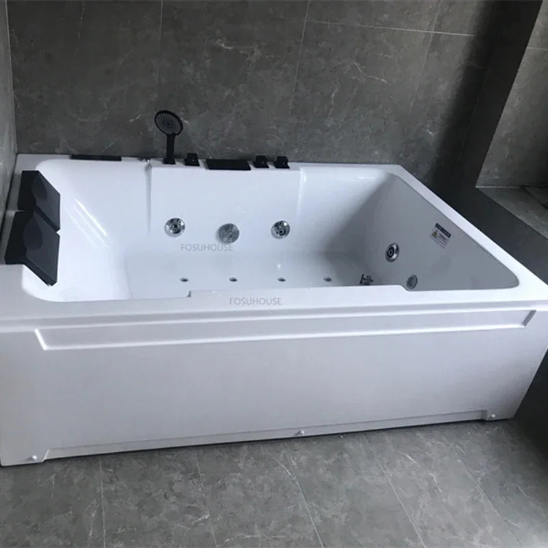 Acrylic Double Bathtub - Couple's Shower