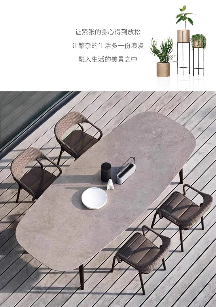 Outdoor Camping Garden Furniture Sets Lounge Rattan Dining Tables Chair Backyard Armchairs Sectional Salon De Jardin Furniture