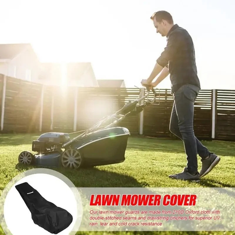 Cover for lawn mower 210D Oxford Waterproof Outdoor Garden Lawn Mower Cover UV Protection Dustproof Universal Size Protective Cover