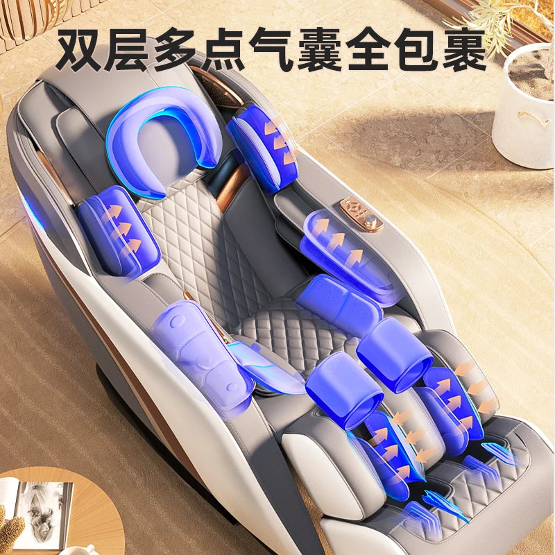 Whole Body airbag Massage chair Electric Bluetooth speaker Large LCD massage chair sofa Jare 008C 2024 New upgrade 4D