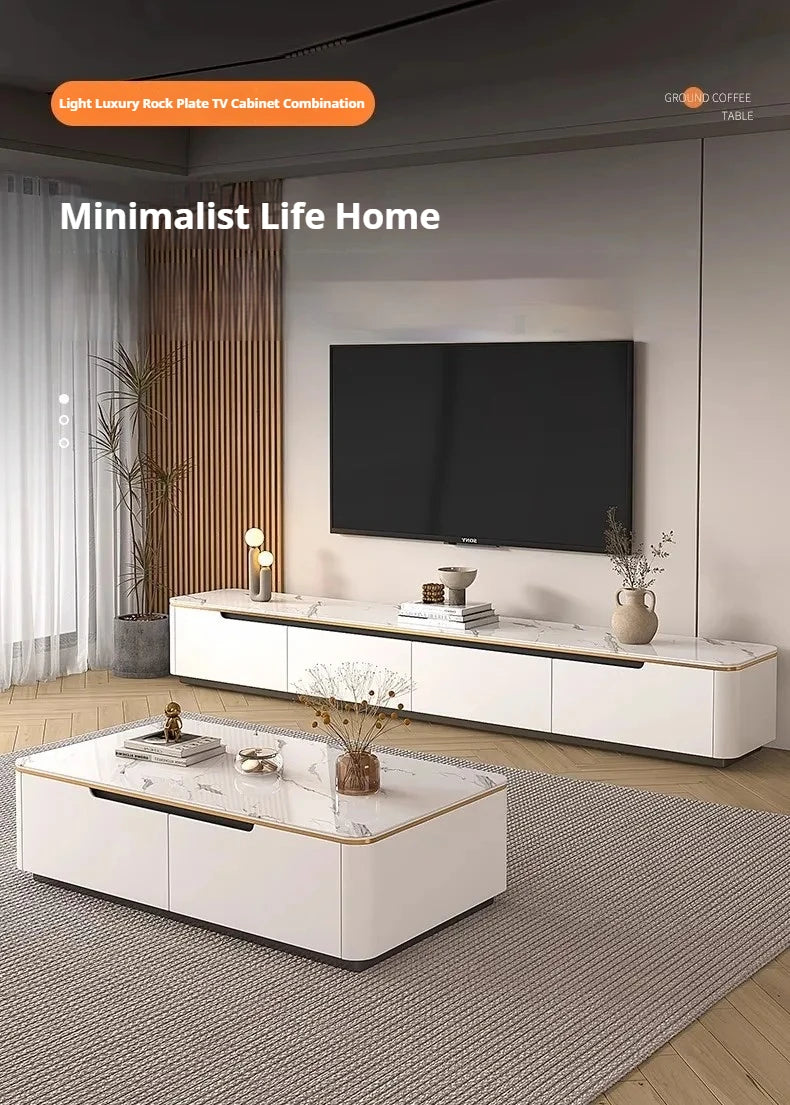 Luxury Furniture Tv Stand Living Room Modern Design Cabinet Comfortable Complete Salon Nordic Storage Entertainment Unit Console