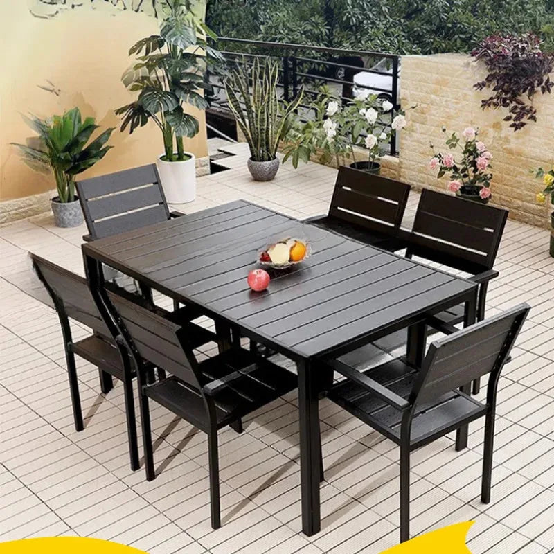 Garden Outdoor Set High-quality Eco-charger Prefabricated Modern Simplicity Warehouse Harging Station Rattan Outdoor Furniture