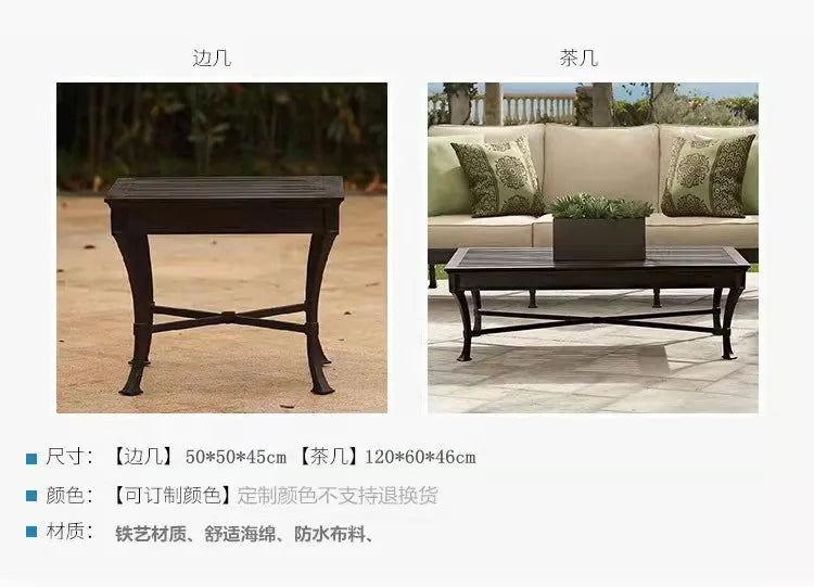 Unique Outdoor Furniture Sets Dining Lounge Back Yard Patio Furniture Sets Sectional European High Quality Mueble Jardin Chairs