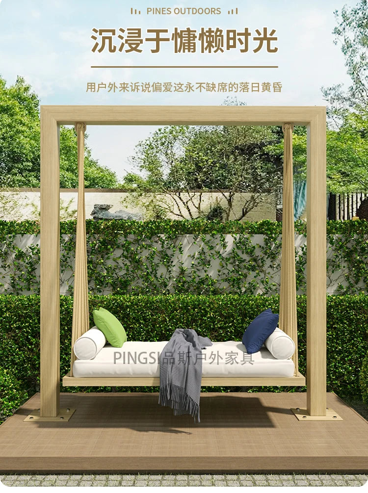 Luxury Sex Chair Patio Swings Garden Shaking Relax Hammock Patio Swings Hanging Suspended Outdoor Furniture Balançoires LLOS