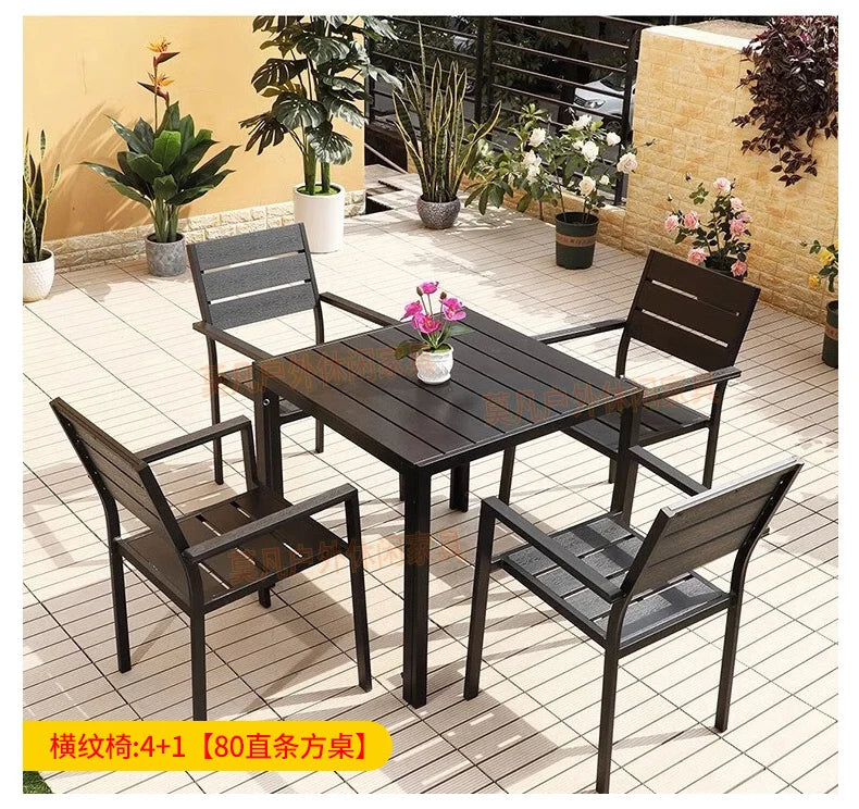 Garden Outdoor Set High-quality Eco-charger Prefabricated Modern Simplicity Warehouse Harging Station Rattan Outdoor Furniture