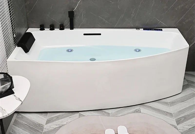 Light Luxury Acrylic Hydromassage Bathtub Massage Household Bathroom Fixture Portable Bathtub Multifunction Whirlpool Bathtub