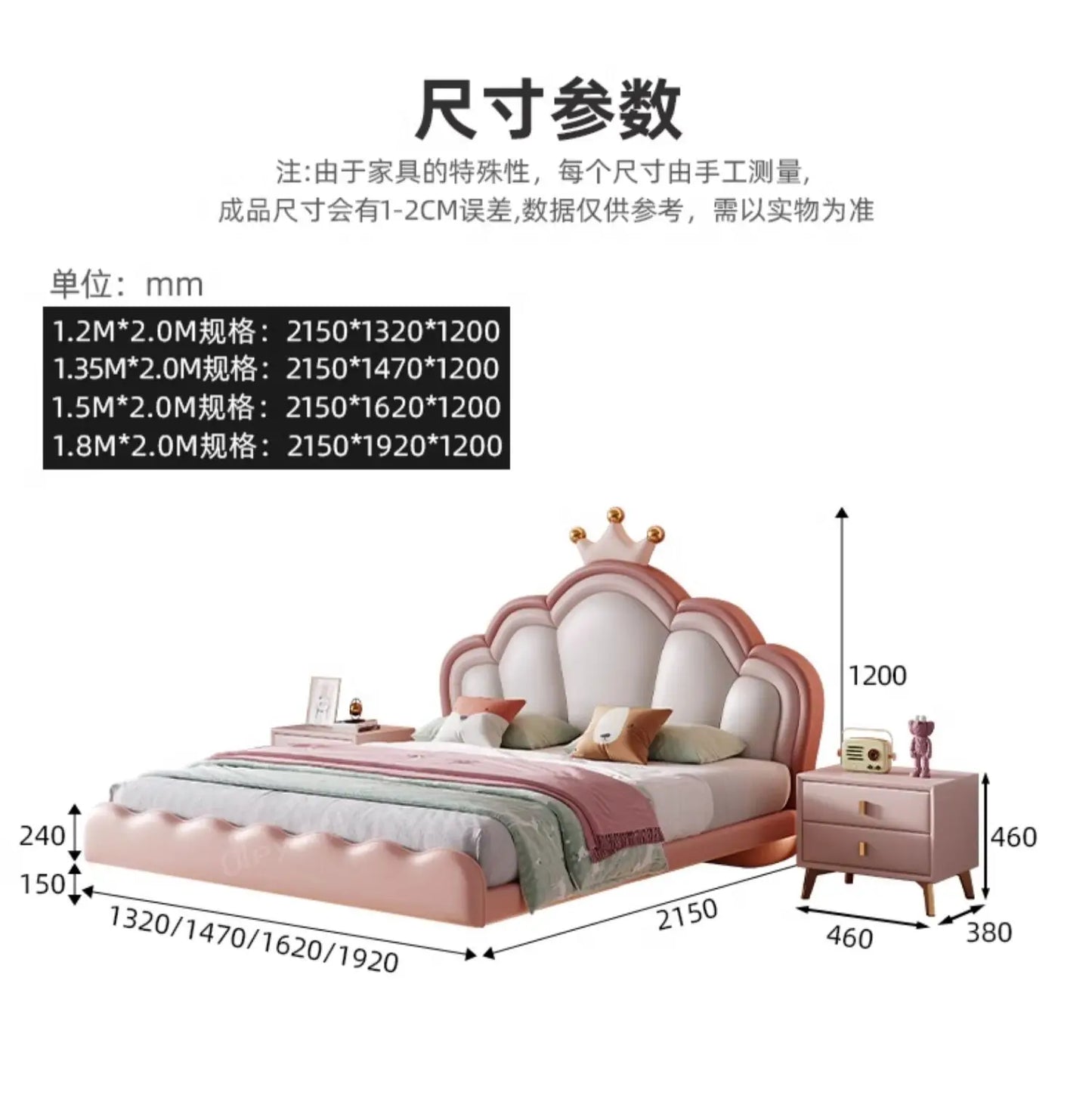 Girls princess bed Bed Baby Crib Cribs Kids Children Bed Children's Kid's Playpens Bedroom Furniture Literas Infantil Furniture