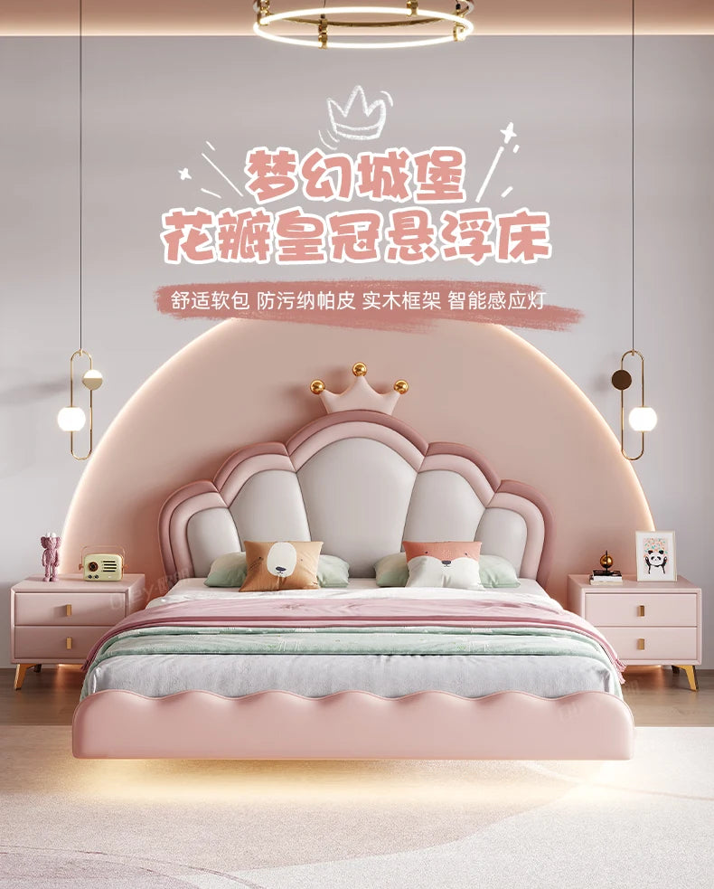 Girls princess bed Bed Baby Crib Cribs Kids Children Bed Children's Kid's Playpens Bedroom Furniture Literas Infantil Furniture