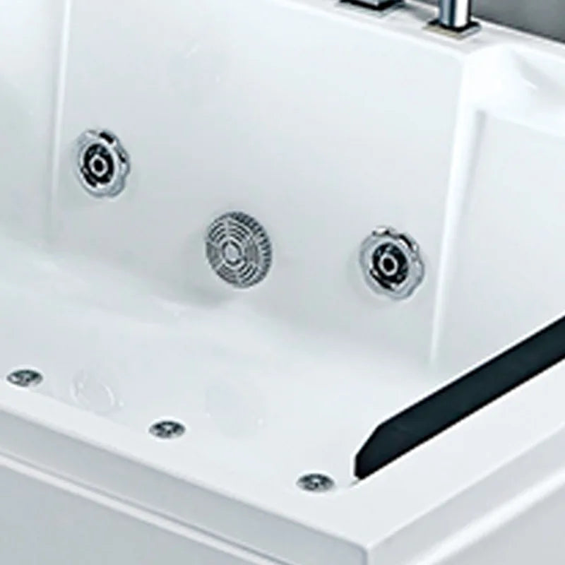 1850mm Bathroom Whirlpool Bathtub with LED Lights