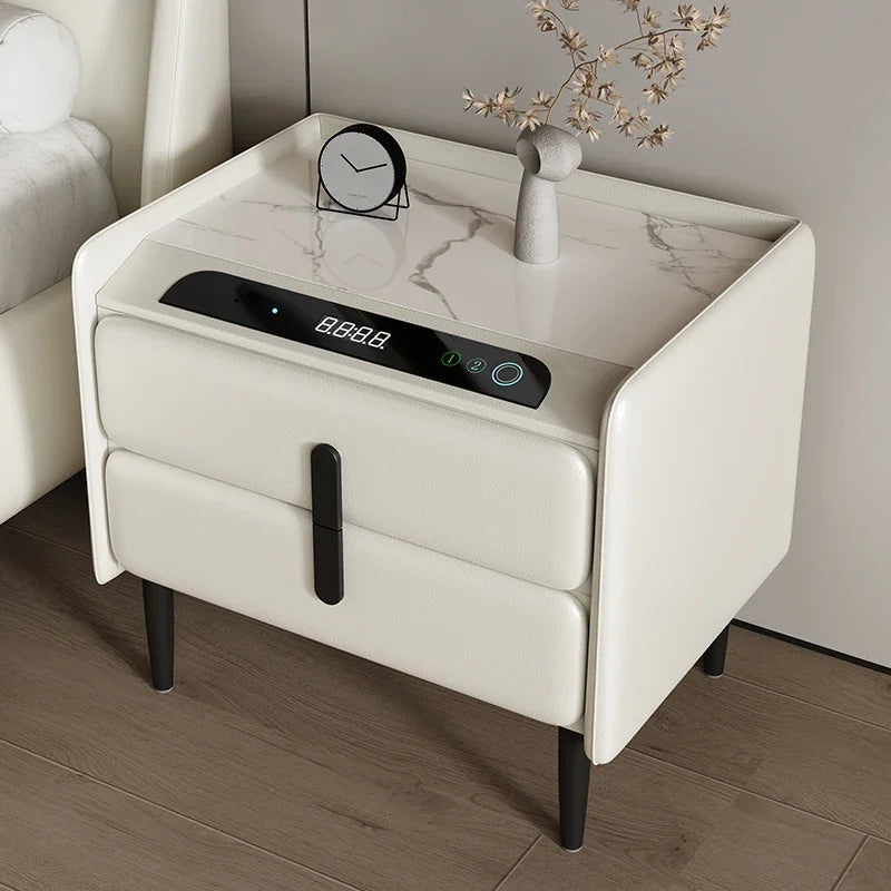 Luxury Modern Wood Nightstand with Drawers | Bedroom Furniture