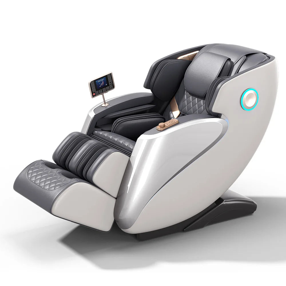 2024 True 4D Professional Luxury Massage Chair Thai Stretch Heating SL Track Heat Full Body young fashion