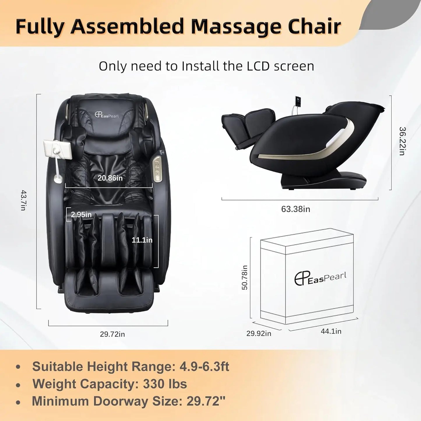 4D Full Body Zero Gravity Massage Chairs with APP, SL Track Shiatsu Stretch Massage Recliner Chair with app 2024 Massage Chair