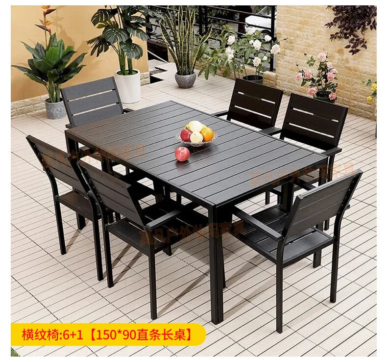 Garden Outdoor Set High-quality Eco-charger Prefabricated Modern Simplicity Warehouse Harging Station Rattan Outdoor Furniture