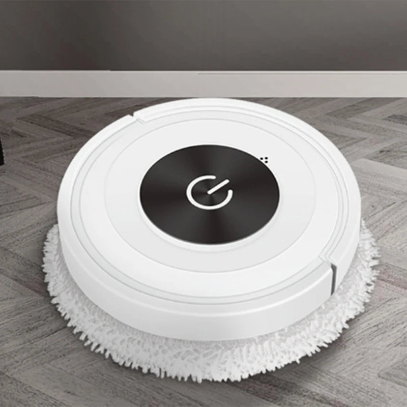 Silent Touch Mopping Robot Sweeping Wet And Dry All-In-One Cleaning Machine Best Performance (White)