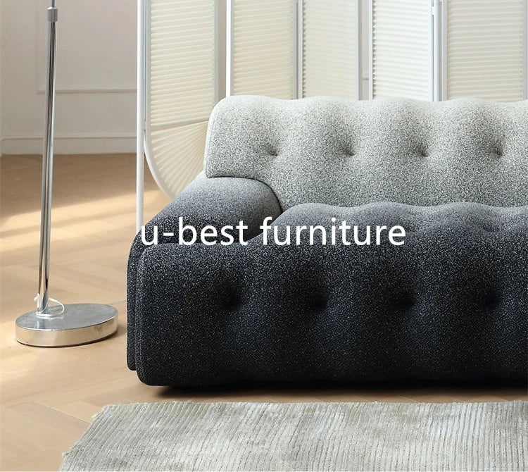 European Living Room Villa Furniture Three Seater Blogger 3 Seater Modular Couch Sectional Loveseat Floor Sofa