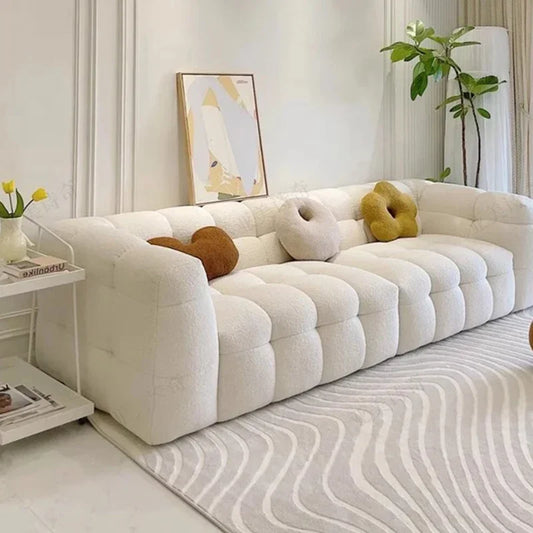 Velvet Lounge White Sofa Cloud Corner Floor Room Couch Sofa Sectional Love Seat Articulos Para El Hogar Lounge Suites Furniture