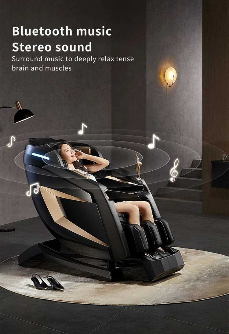 4D SL-Track Zero Gravity full body AirBag Massager Chairs Home 3D Office Chair Luxury Electric Massage Sofa