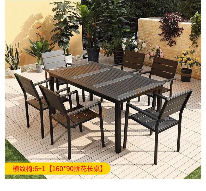 Garden Outdoor Set High-quality Eco-charger Prefabricated Modern Simplicity Warehouse Harging Station Rattan Outdoor Furniture