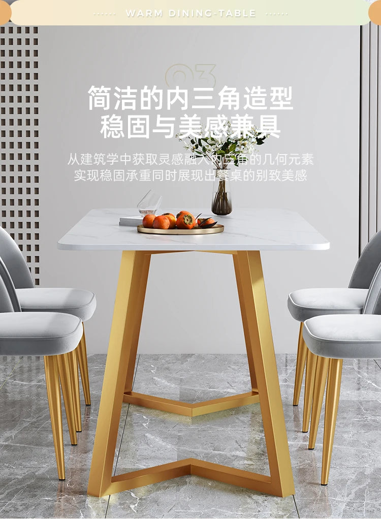 Office Organizer Dining Tables White Waterproof Center Entryway Coffee Tables Mobile Luxury Mesas De Comedor Kitchen Furniture