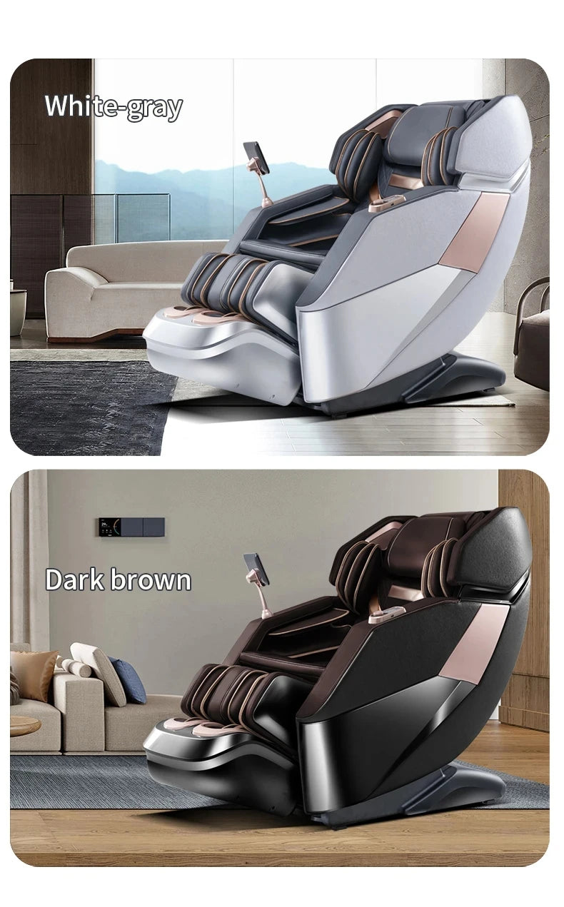 4D SL-Track Zero Gravity full body AirBag Massager Chair Home 3D Office Chair Luxury Electric Massage Sofa