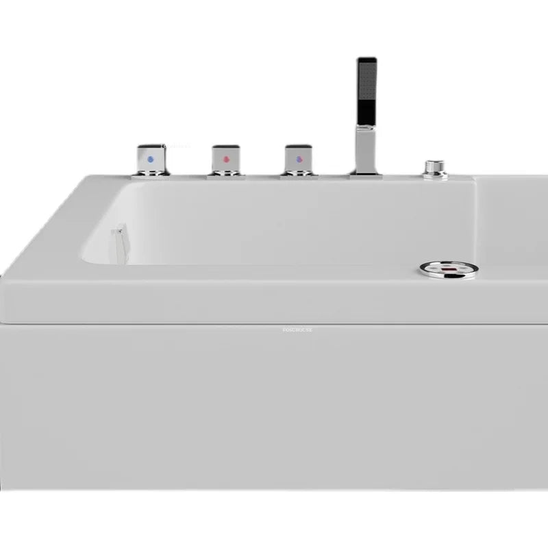 Acrylic Hydromassage Bathtub for Small Apartment Nordic