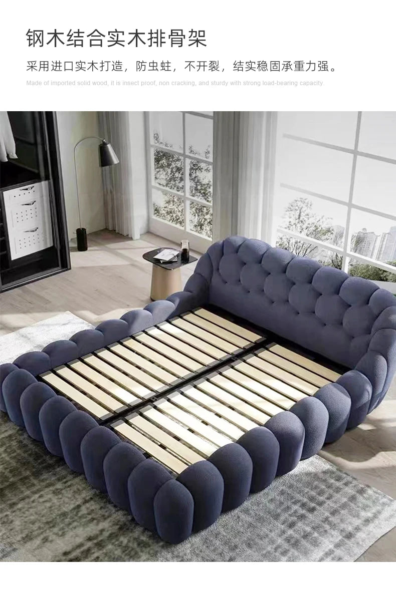 Double Modern Bed Bedroom Girls Design Sex Multifunctional Beauty Bed Sun Sleeping Princess Portable Beliche Trendy Furniture