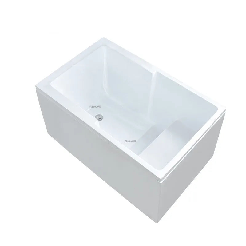 Modern Acrylic Freestanding Bathtub Small Apartment Bathroom Massage Bathtub Onstant Temperature Surfing Jacuzzi Bath Tub