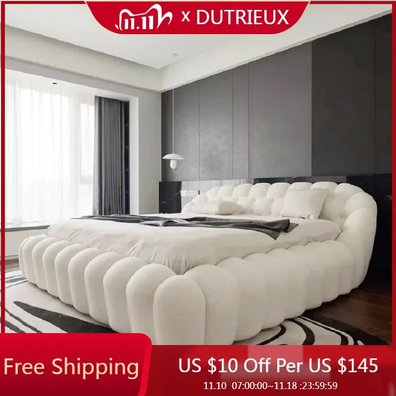 Double Modern Bed Bedroom Girls Design Sex Multifunctional Beauty Bed Sun Sleeping Princess Portable Beliche Trendy Furniture