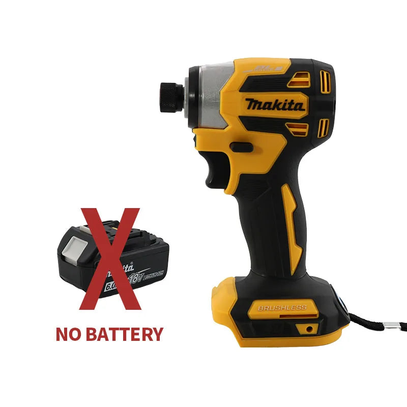 New Makita DTD173 Brushless Cordless 18V Lithium Battery Impact Screwdriver Speed 3600RPM Home Electric Drill Power Tools