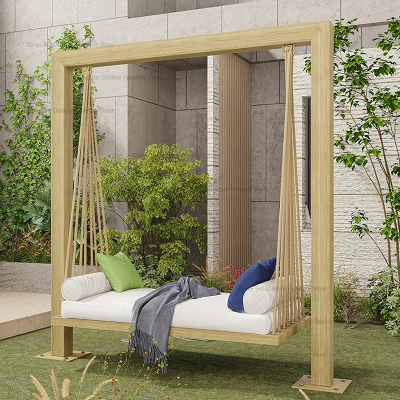 Luxury Sex Chair Patio Swings Garden Shaking Relax Hammock Patio Swings Hanging Suspended Outdoor Furniture Balançoires LLOS