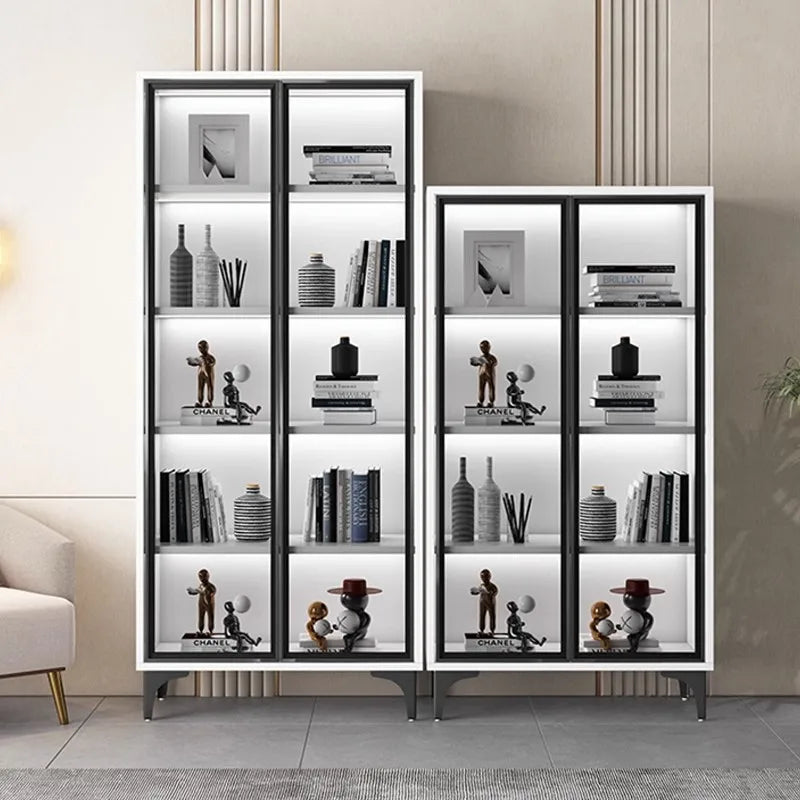 Assembly Shelf Bookshelf For Books Display Book Cabinet Shelves Desk Storage Organizer Bookcase Furniture Libreros Rack Room