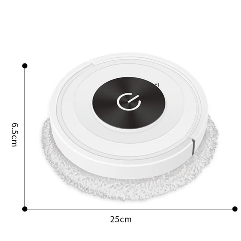 Silent Touch Mopping Robot Sweeping Wet And Dry All-In-One Cleaning Machine Best Performance (White)