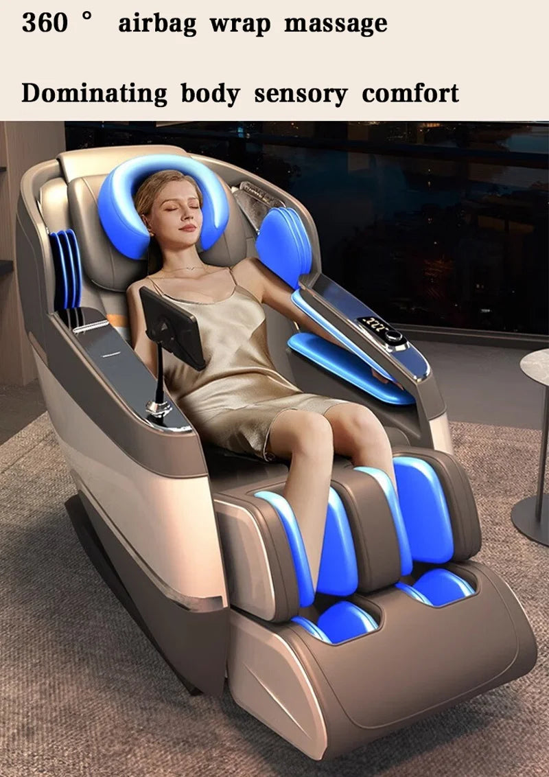 New Model Home Office Furniture Electric Massage Chair Heating Body care foot massage zero gravity full body Touch Screen