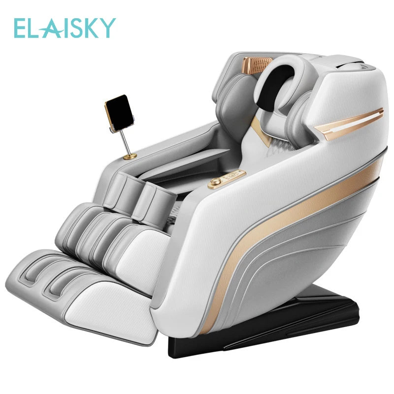 Electric LCD Screen Massage Chair Full Body Airbags Zero Gravity Massager Relaxing Hifi Bluetooth Music Chair Multi Functional