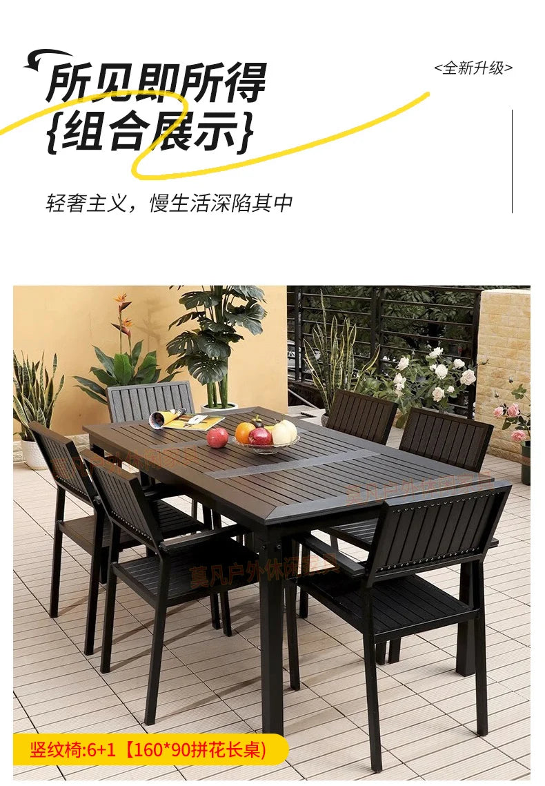 Garden Outdoor Set High-quality Eco-charger Prefabricated Modern Simplicity Warehouse Harging Station Rattan Outdoor Furniture