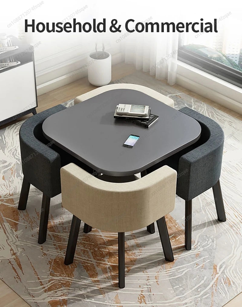 Table Coffee Tea Table Side Table Luxury Dining Chair Furniture For Living Room Home Seating Area Leisure Table And Chair Set