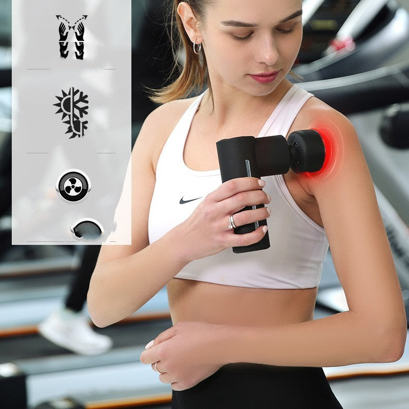 Hot And Cold Massage Gun Muscle Massager Neck Cream Muscle Membrane Relaxation