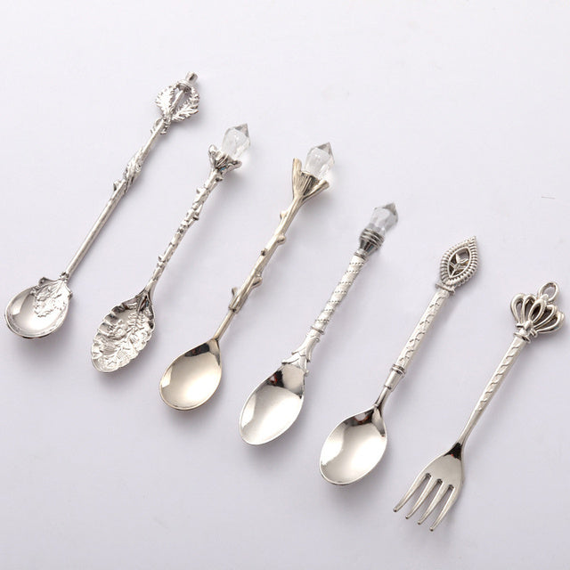 European Cutlery Fruit Fork Retro style