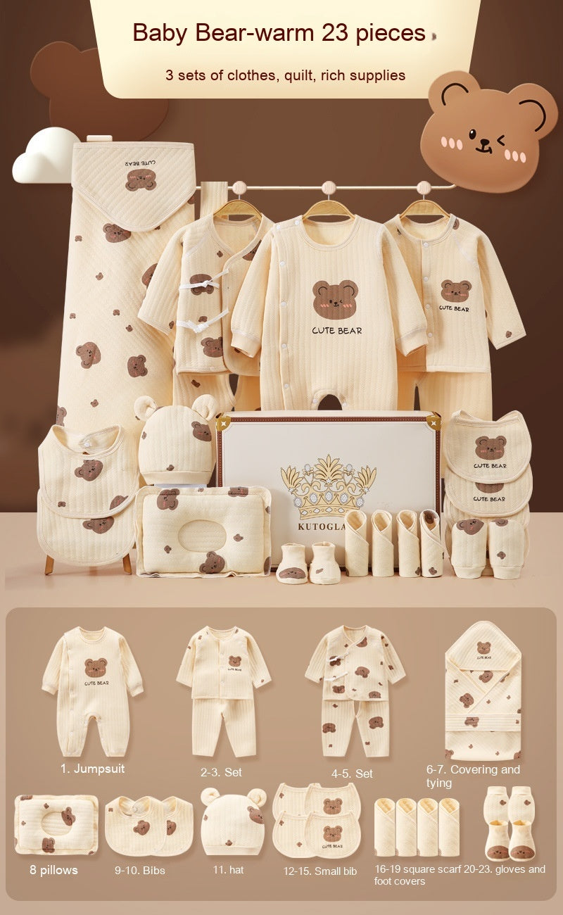 Cotton clothes set for newborn baby