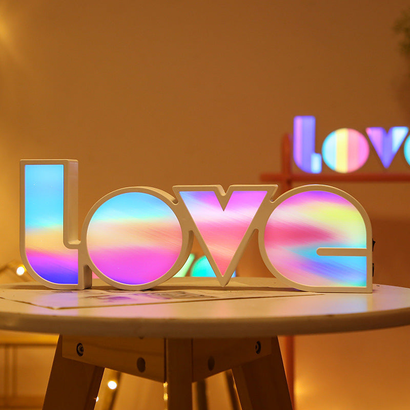 Valentines Day LED LOVE light decor