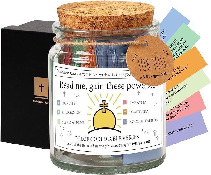 Bible verses in a jar