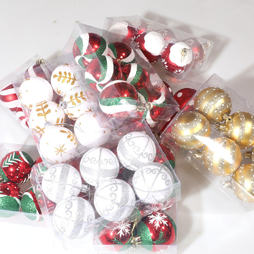 6cm Painted Christmas Ball Decor