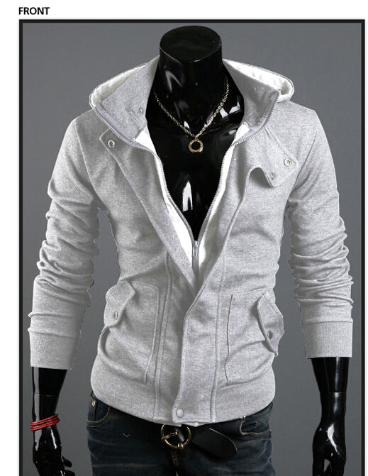 Men’s sweater coat Men’s Fashion Casual Brushed coat