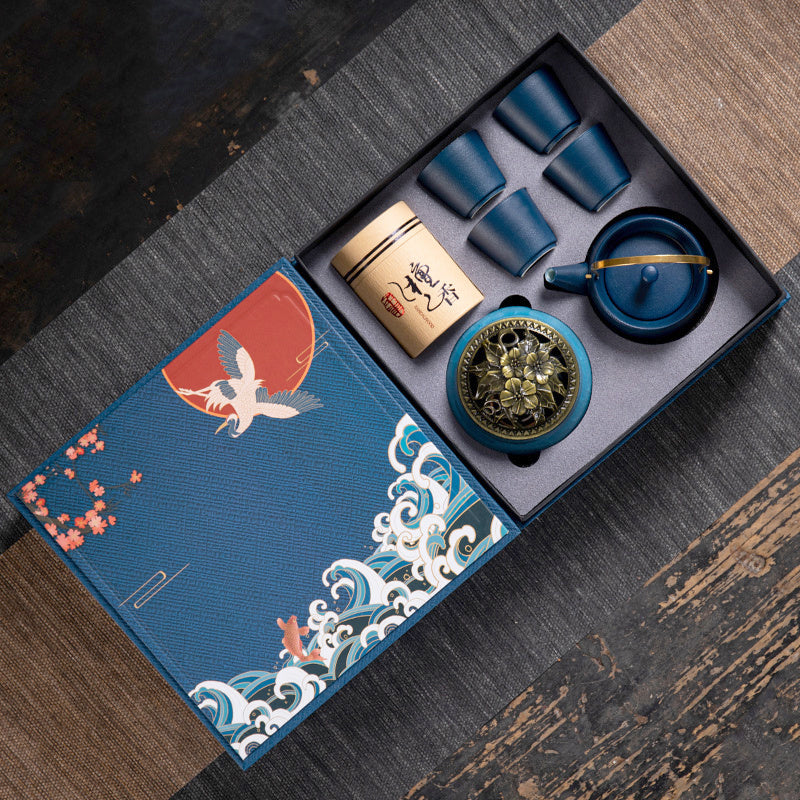 Ceramic Kung Fu Tea Set Gift Box Set Business Small Gift