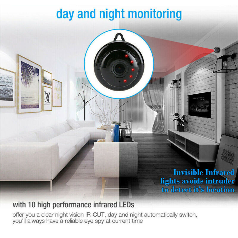 CCTV Camera WiFi 1080P Wireless IR Indoor Outdoor Security Night Vision Home CAM