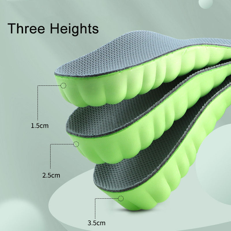 Height Increase Insoles For Men Women Shoes Flat Feet Arch Support Orthopedic